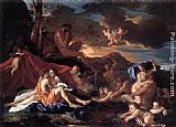 Nicolas Poussin Canvas Paintings - Acis and Galatea